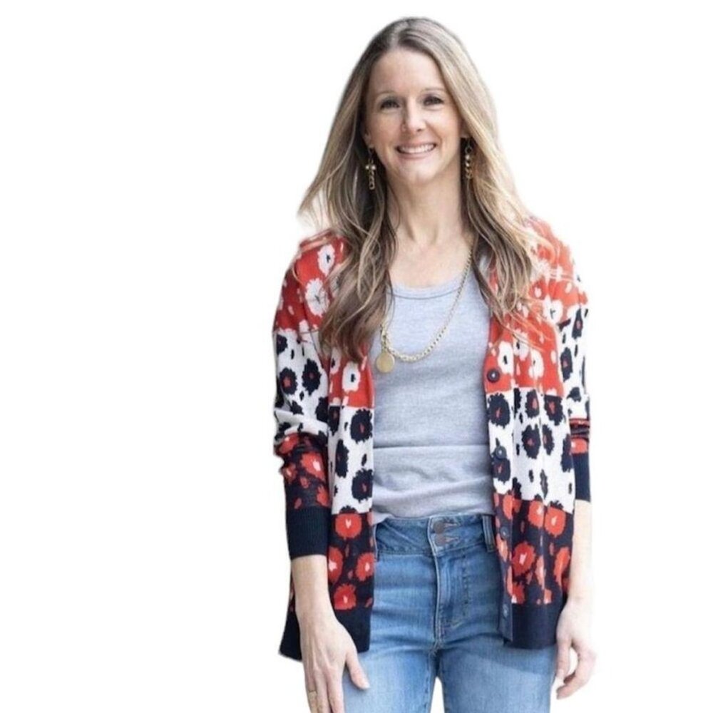 CAbi Upbeat Cardigan - Size L